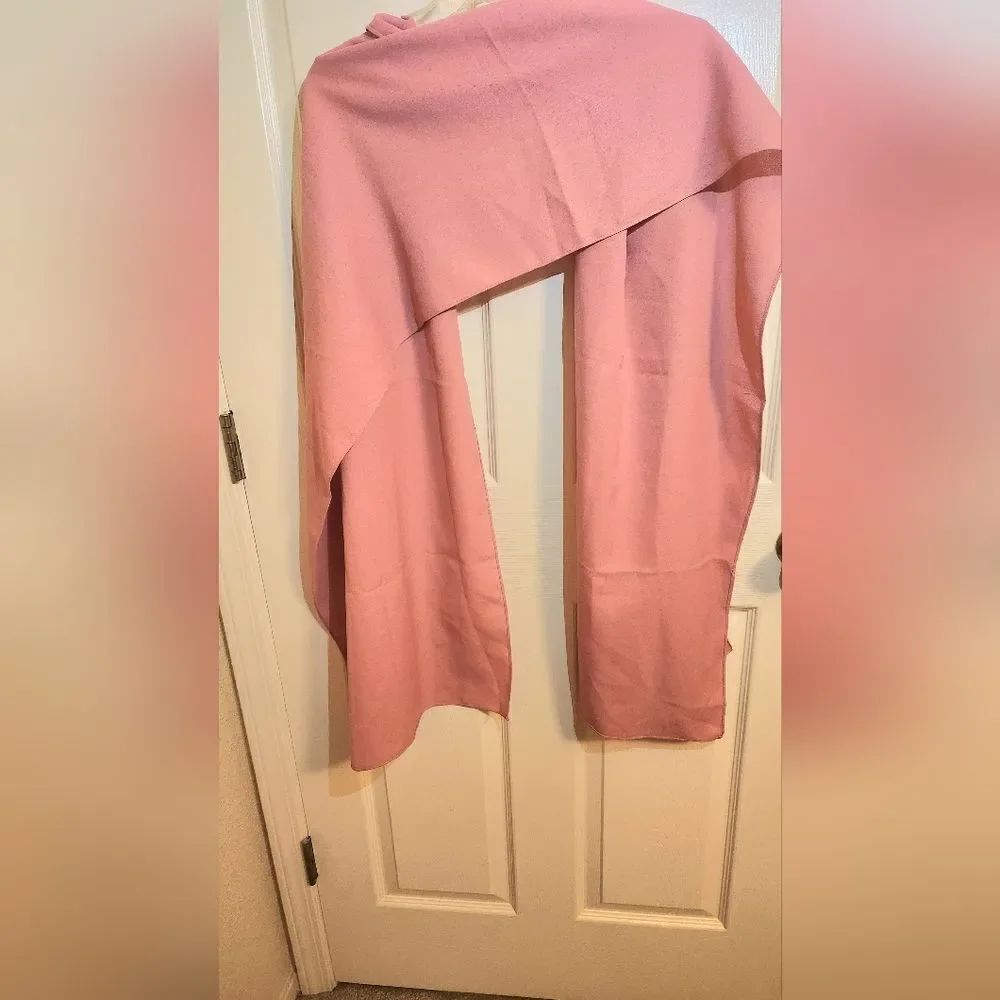 Unbranded Light Pink Long  Women's Scarf Wrap 80"×20"